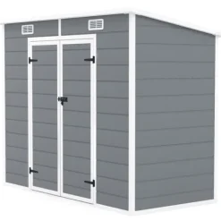 Clearance Haveskur, 238x125x165 cm, Grå Skure, Garager & Carports