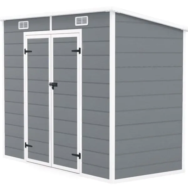 Clearance Haveskur, 238x125x165 cm, Grå Skure, Garager & Carports