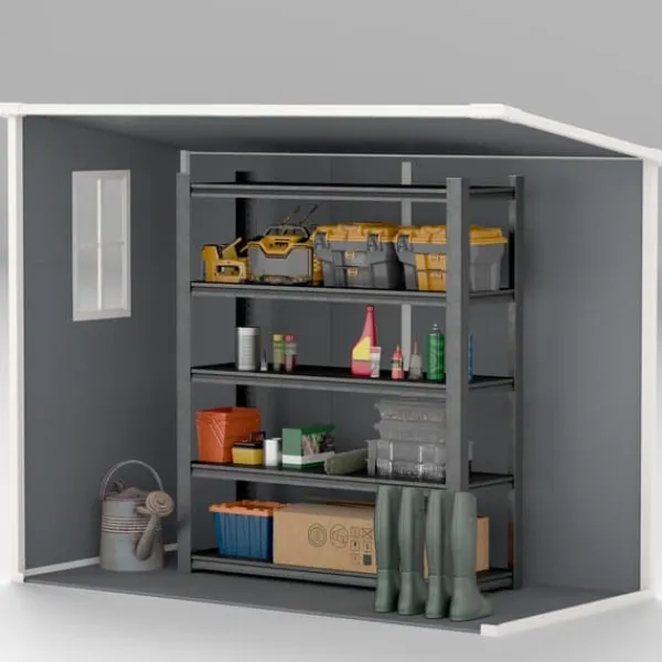 Clearance Haveskur, 238x125x165 cm, Grå Skure, Garager & Carports