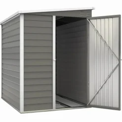 Skure, Garager & Carports^Haveskur, 142x184x181 cm, Lys grå