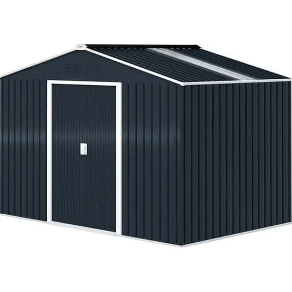 Skure, Garager & Carports^Haveskur, 277x195x192 cm, Mørkegrå