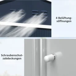 Skure, Garager & Carports^Haveskur, 277x195x192 cm, Mørkegrå