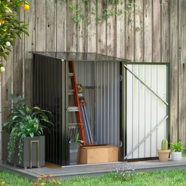 Outlet Haveskur, 100x103x160 cm, Mørkegrå Skure, Garager & Carports