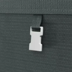 Haveskur/opbevaringstelt, robust og vejrbestandigt, stålramme, 1,2×1,8×1,6 m, mørkegrå Skure, Garager & Carports