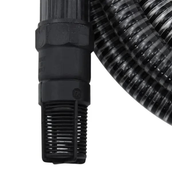 Vanding^Haveslanger - Living sugeslange med messingkoblinger 1" 10 m PVC sort