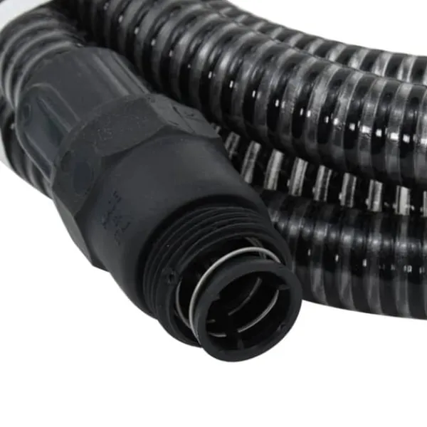 Vanding^Haveslanger - Living sugeslange med messingkoblinger 1" 10 m PVC sort