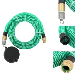 Best Haveslanger - Living sugeslange med messingkoblinger 1,1" 4 m PVC grøn Vanding