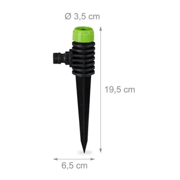 Discount Havesprinkler, 19.5x6.5x3.5 cm, Sort og Grøn Vanding