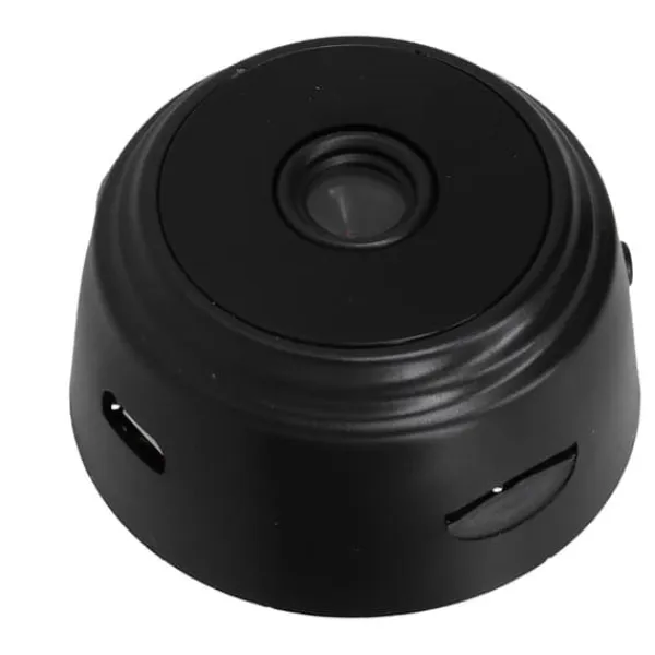 Sikkerhedsmonitorer & Videokameraer^HD 1080P trådløst WiFi-webcam til mobiltelefon og tablet - genopladeligt og med fjernbetjening - Noir
