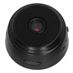 Sikkerhedsmonitorer & Videokameraer^HD 1080P trådløst WiFi-webcam til mobiltelefon og tablet - genopladeligt og med fjernbetjening - Noir