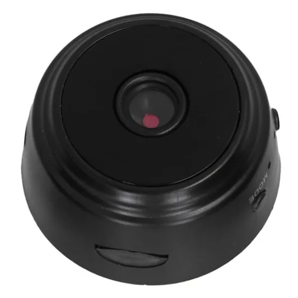 Sikkerhedsmonitorer & Videokameraer^HD 1080P trådløst WiFi-webcam til mobiltelefon og tablet - genopladeligt og med fjernbetjening - Noir
