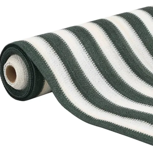 Haveduge^HDPE afskærmning 1,2x10 m - Privatlivsbeskyttelse | Farve: Grøn/Hvid | Vægt: 75 g/m²