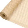 Haveduge^HDPE afskærmning 1x10 m - Privatlivsbeskyttelse til have | Farve: Beige | Vægt: 75 g/m²