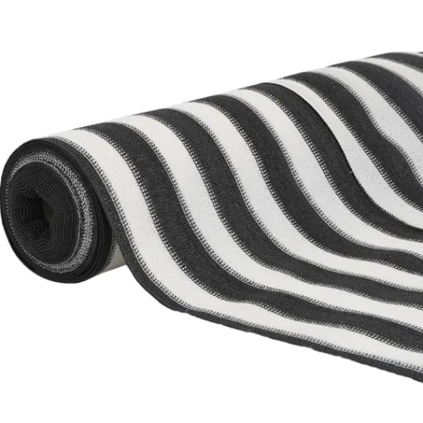 Online HDPE afskærmning 3,6x10 m - Privatlivsmaskering | Farve: Antracitgrå/Hvid | 75 g/m² Haveduge
