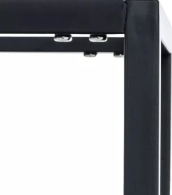 Discount Hetta Black Metal Firewood Rack with Wheels - 25x40x150 cm Tilbehør Til Brændeovne & Pejse
