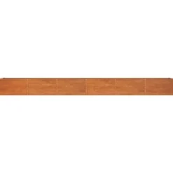 Plantningsbænke^Højbed i cortenstål - Dybt og robust design | Størrelse: 480x80x45 cm | Farve: Rustfarvet