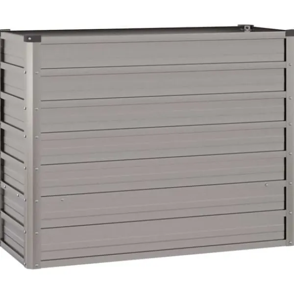 New Højbed i cortenstål - Holdbart og dekorativt | Størrelse: 100x40x77 cm | Farve: Rustfarvet Plantningsbænke