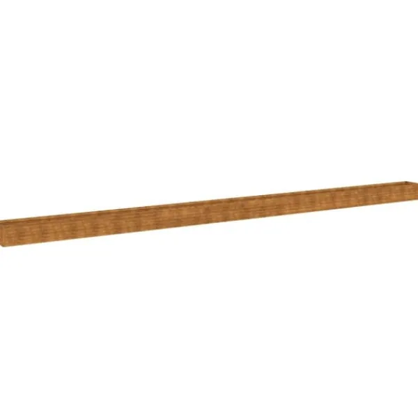 Plantningsbænke^Højbed i cortenstål - Holdbart og dekorativt | Størrelse: 960x50x36 cm