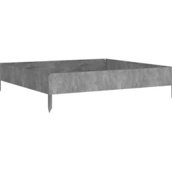 Krukker & Plantebeholdere^Højbed i cortenstål - Udsmykning til have, altan eller terrasse | Størrelse: 100x100x26 cm