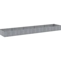 Plantningsbænke^Højbed i cortenstål 482x100x36 cm - Holdbart & dekorativt til haven | Størrelse: 482x100x36 cm