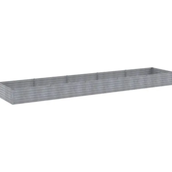 Plantningsbænke^Højbed i cortenstål 482x100x36 cm - Holdbart & dekorativt til haven | Størrelse: 482x100x36 cm