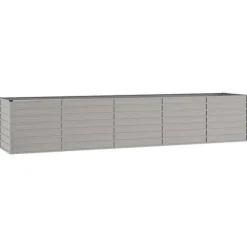 Plantningsbænke^Højbed i cortenstål 400x80x77 cm - Rustfarvet | Størrelse: 400x80x77 cm | Farve: Rustfarvet