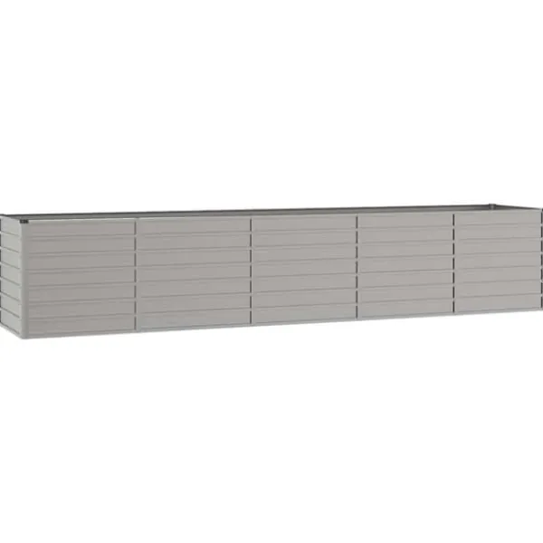 Plantningsbænke^Højbed i cortenstål 400x80x77 cm - Rustfarvet | Størrelse: 400x80x77 cm | Farve: Rustfarvet