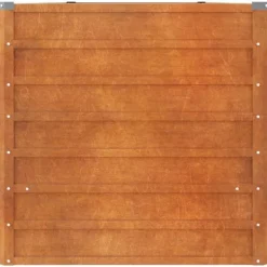 Plantningsbænke^Højbed i cortenstål 400x80x77 cm - Rustfarvet | Størrelse: 400x80x77 cm | Farve: Rustfarvet