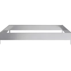 Discount Højbed i galvaniseret stål - Stabilt og holdbart design | Størrelse: 100x100x18,5 cm Krukker & Plantebeholdere