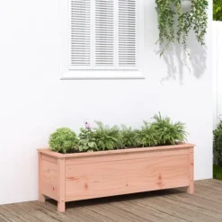 Sale Højbed i massivt douglasgran - Plantekasse | Størrelse: 119,5x40x39 cm Plantningsbænke
