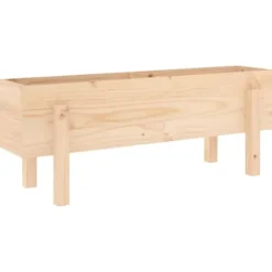 Sale Højbed i massivt fyrretræ - Dybde 101x30x38 cm | Farve: Naturlig træfarve Plantningsbænke