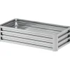 Plantningsbænke^Højbed i stål 120x60x30,5 cm, rustfri & vejrbestandig – altan/have