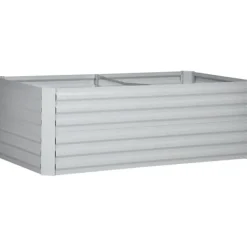 Plantningsbænke^Højbed i stål 180x90x60 cm, stabelbar/sammenkoblingsbar – blomster & planter