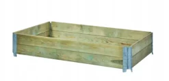 New Højbed i træ, 80x80x20 Plantningsbænke