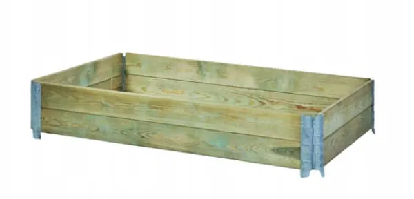 New Højbed i træ, 80x80x20 Plantningsbænke