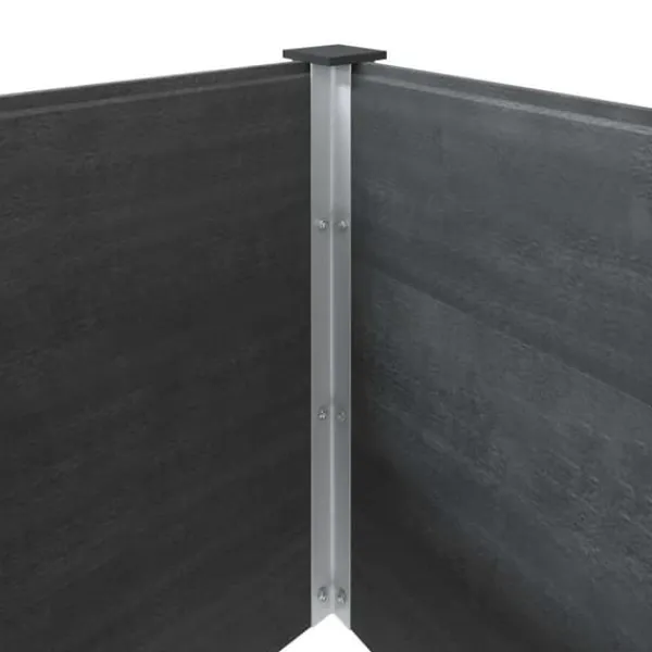 Krukker & Plantebeholdere^Højbed i WPC - Holdbart plantebed | Farve: Grå | Størrelse: 300x100x91 cm