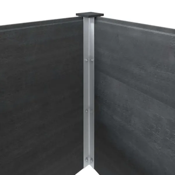 Højbed i WPC - Moderne plantekasse | Størrelse: 300x50x54 cm | Farve: Grå Plantningsbænke