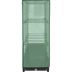 Hot Højbed med drivhusovertræk - Rattan-look | Størrelse: 160x40x123 cm Drivhus