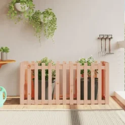Plantningsbænke^Højbed med stakitdesign - Massivt douglasgran | Størrelse: 150x50x70 cm