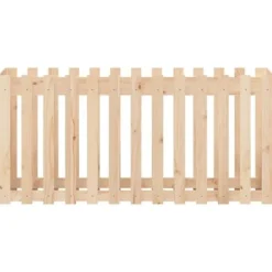 Online Højbed med stakitdesign i massivt fyrretræ | Størrelse: 150x50x70 cm Plantningsbænke
