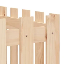 Clearance Højbed med stakitdesign i massivt fyrretræ - 200x50x50 cm | Størrelse: 200x50x50 cm Plantningsbænke