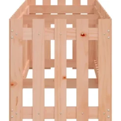 Plantningsbænke^Højbed med stakitdesign i massivt douglasgran | Størrelse: 200x50x50 cm