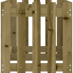 Plantningsbænke^Højbed med stakitdesign 150x50x50 cm - Imprægneret fyrretræ | Størrelse: 150x50x50 cm