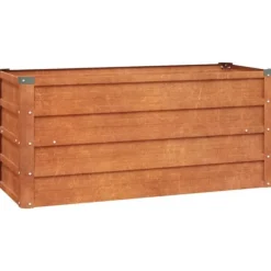 Hot Højbed 100x40x45 cm cortenstål rustfarvet - Højbed - Højbede - Home & Living Krukker & Plantebeholdere