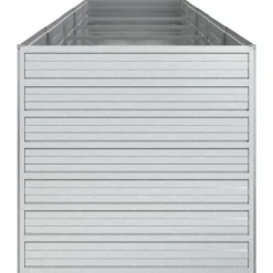 Krukker & Plantebeholdere^Højbed 400x80x77 cm galvaniseret stål sølvfarvet - Højbed - Højbede - Home & Living