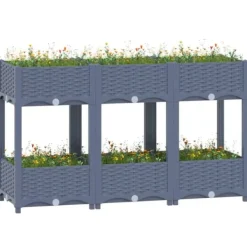 Online Højbed 120x40x71 cm polypropylen - Højbed - Højbede - Home & Living Krukker & Plantebeholdere