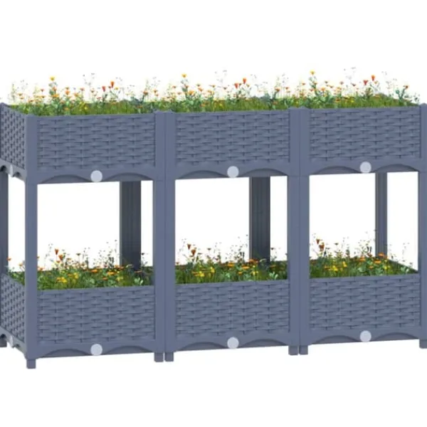 Online Højbed 120x40x71 cm polypropylen - Højbed - Højbede - Home & Living Krukker & Plantebeholdere