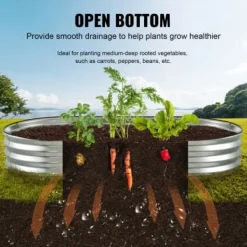 Best Højbeds plantekasse, 182,5x92,5x28 cm, Sølv, Metal Plantningsbænke