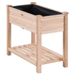 Sale Højbeds plantekasse, 86x46x76 cm, naturtræ, træ Plantningsbænke