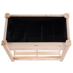 Sale Højbeds plantekasse, 86x46x76 cm, naturtræ, træ Plantningsbænke